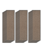 Easy install self adhesive stair rugs, peel and stick design for quick setup.