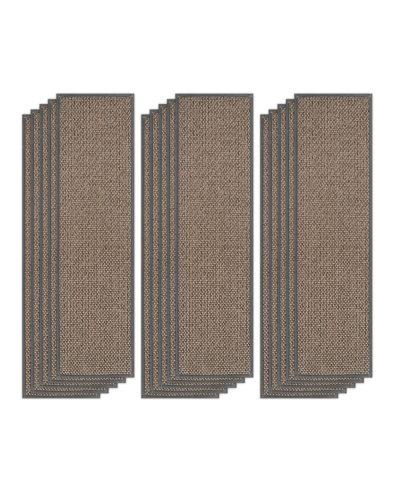 Easy install self adhesive stair rugs, peel and stick design for quick setup.