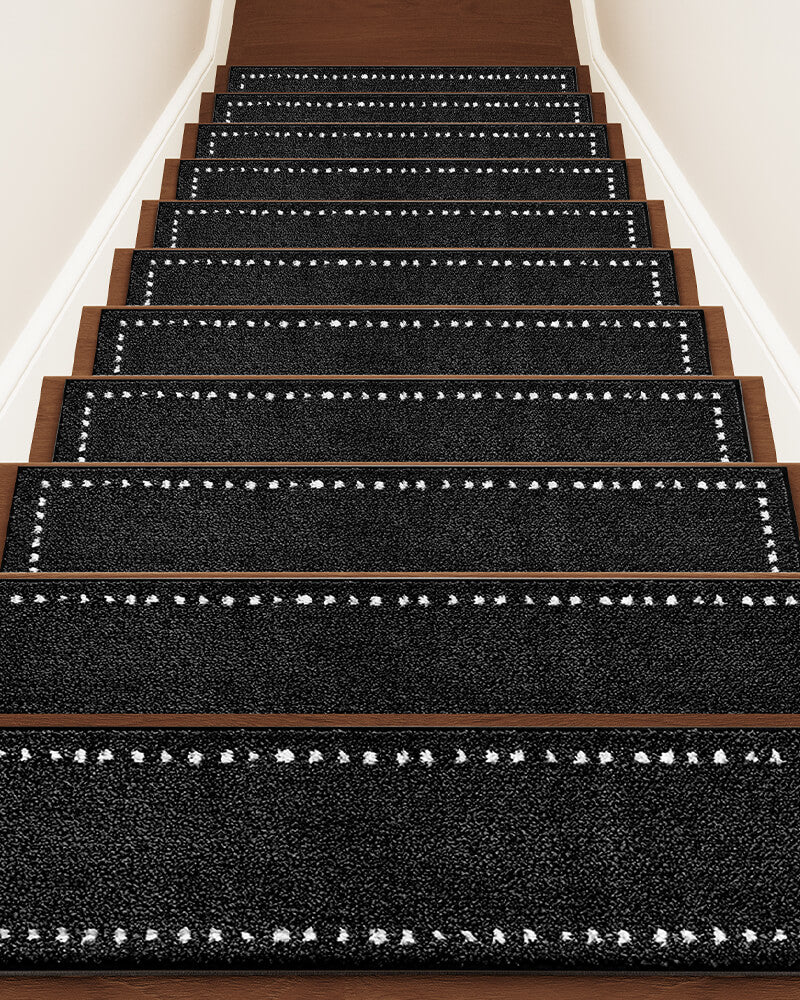 Easy-clean stair treads that can be washed and reused repeatedly