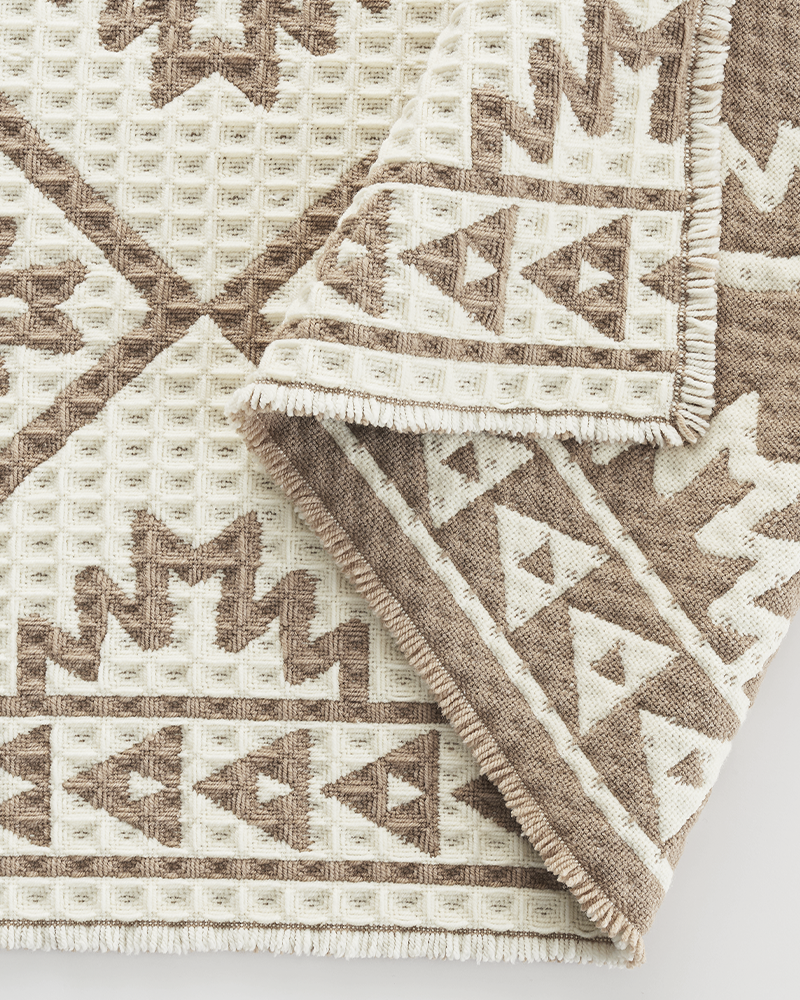 Soft waffle bath mat offering gentle cushioning under bare feet