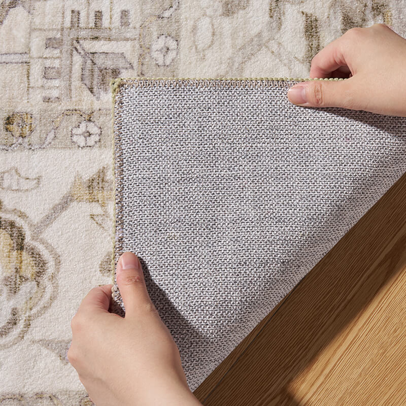 Boho inspired area rug designed for casual interiors