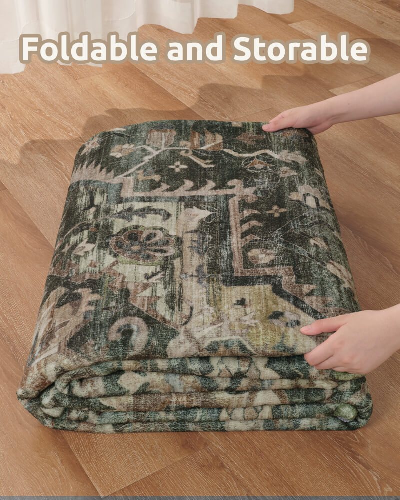 Vintage rug designed for inviting interior settings