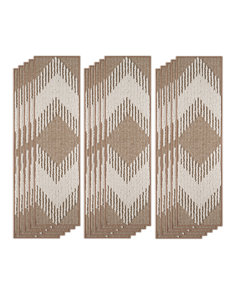 Stair treads designed to improve safety for elderly family members by reducing slipping and adding secure footing