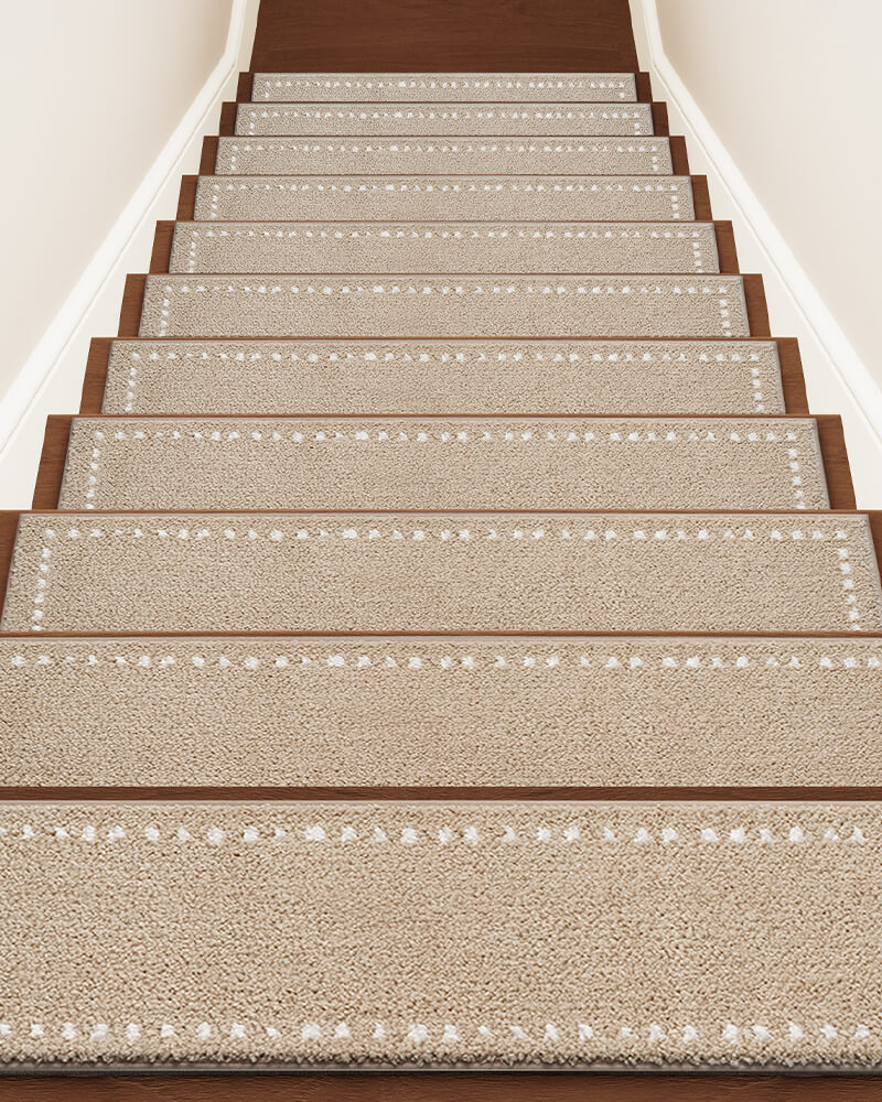 Soft stair treads providing a cushioned and comfortable step surface