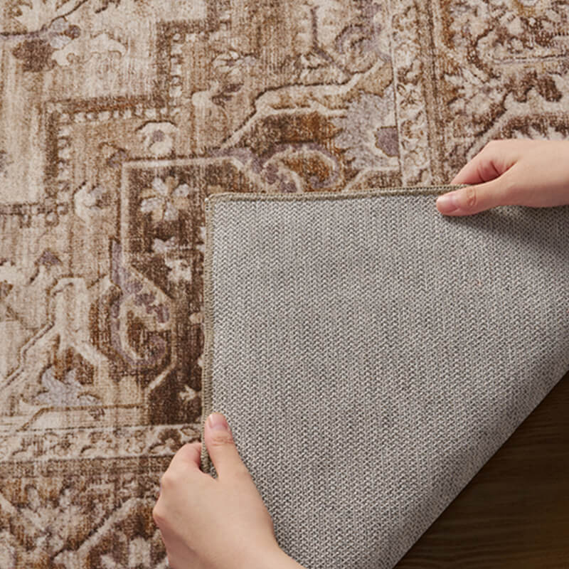 Bohemian style rug adding warmth to everyday interiors