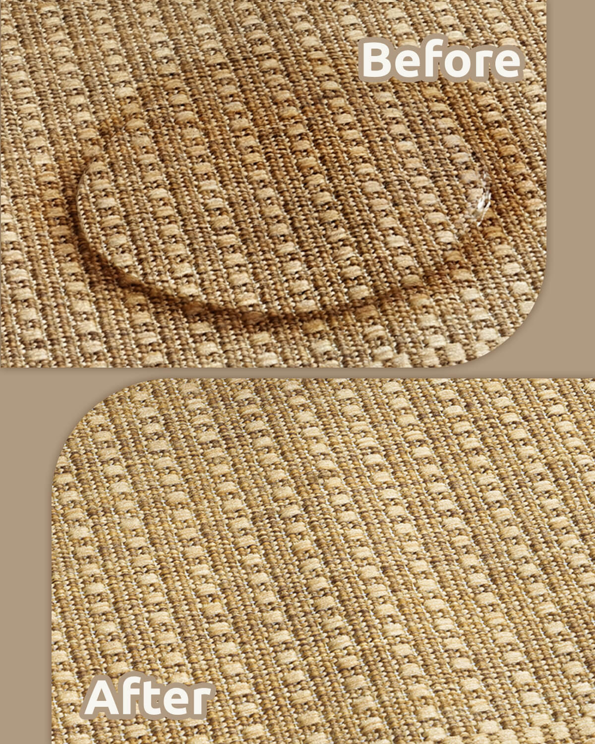 Textured indoor outdoor rug combining durability and style for everyday living