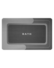 Non-slip bath rug for bathroom with quick-drying and absorbent properties for everyday use.