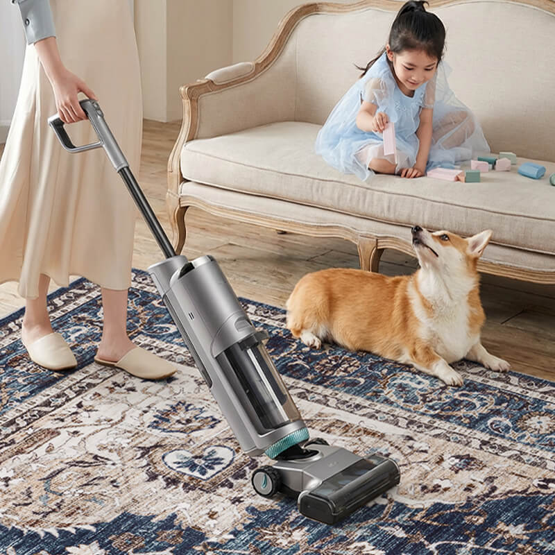 Layered boho area rug made for warm, inviting interiors