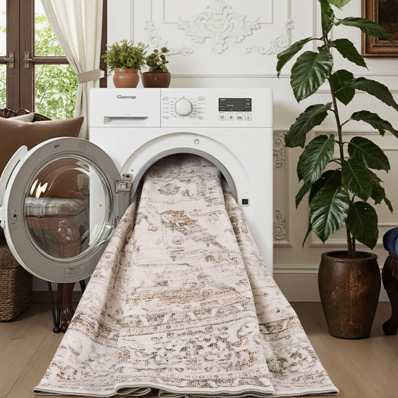 Cozy boho rug designed for smooth daily routines