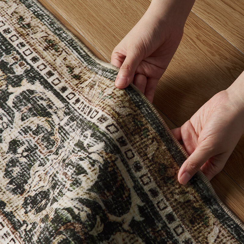 Soft boho rug designed for comfort in high-use spaces