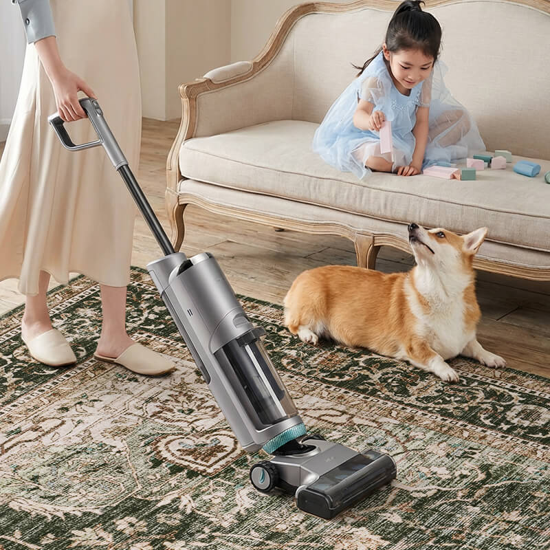 Washable boho area rug built for stress-free maintenance