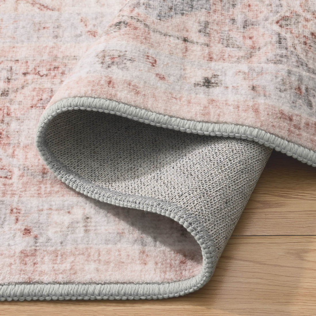 Vintage area rug combining durability with modern interior style