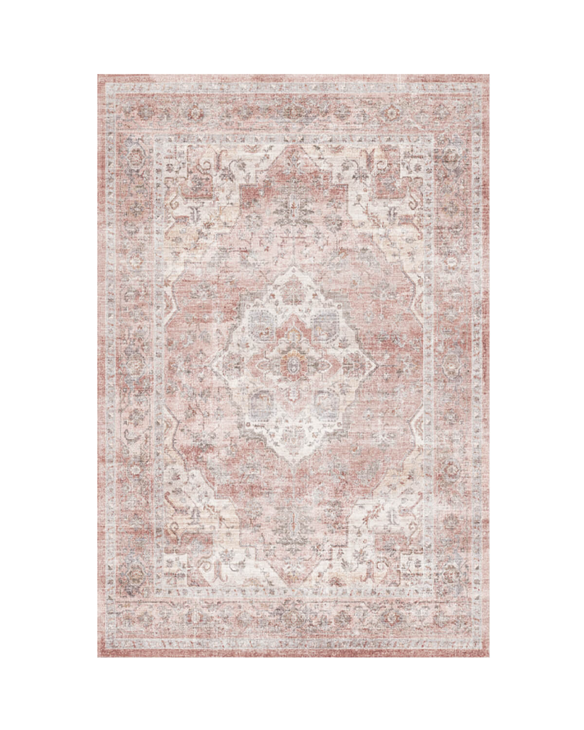 Vintage Area Rug Machine Washable Soft Durable Rug | MontVoo Rugs