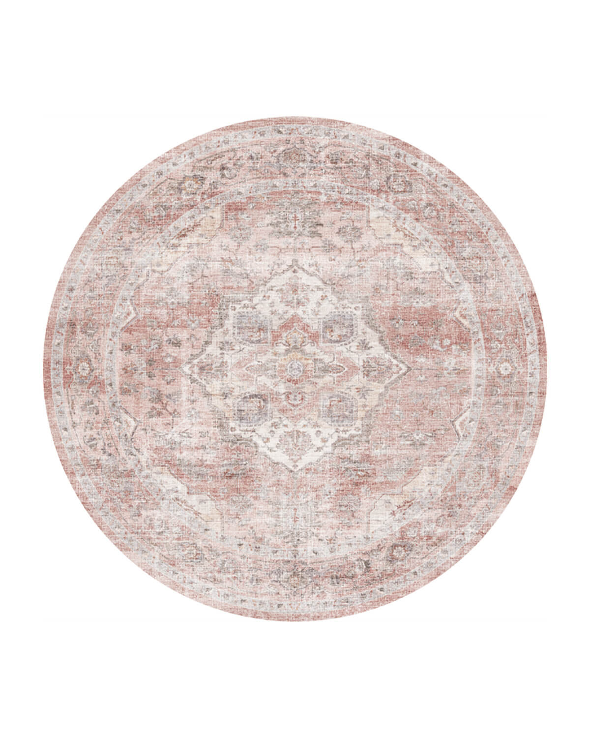 Vintage area rug with soft texture providing comfort for everyday living