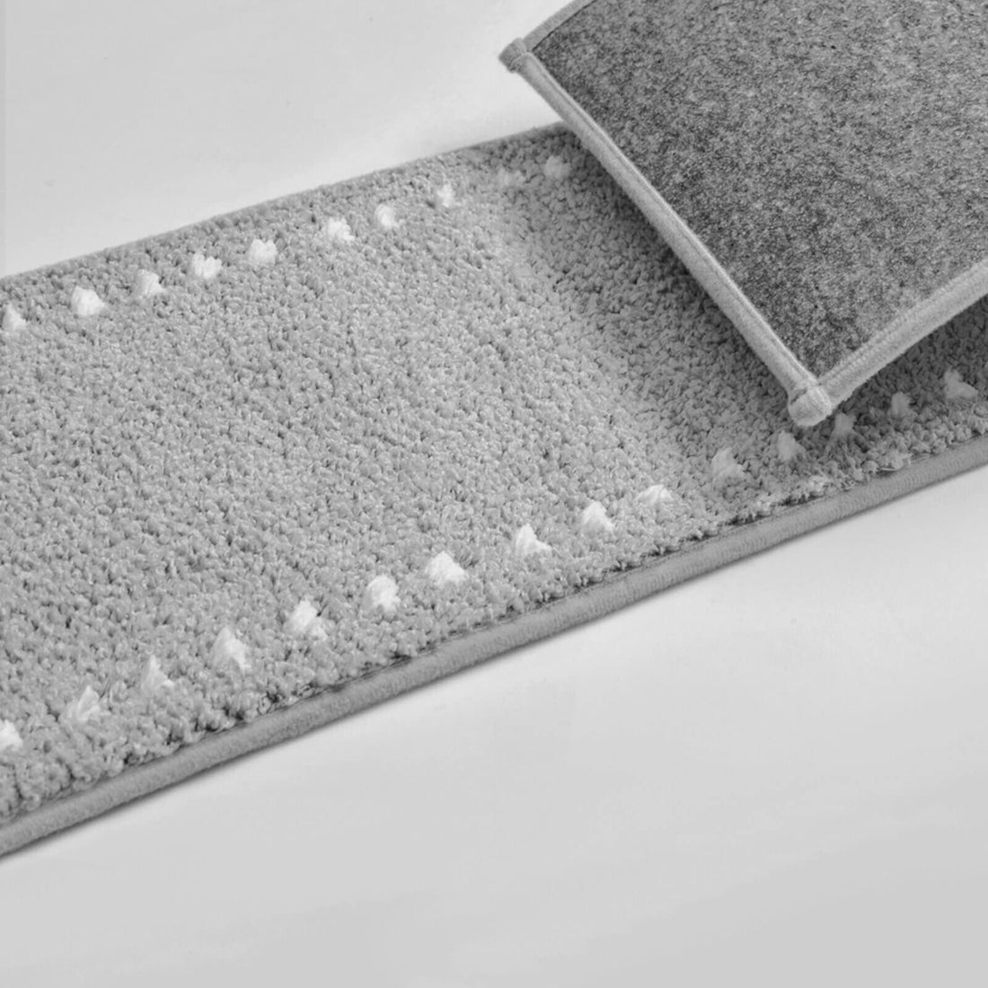 Peel and stick stair treads that install quickly without tools or extra adhesive