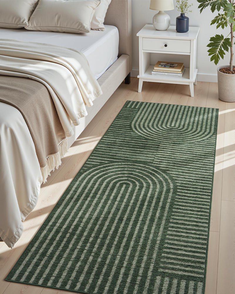 Washable rug runner designed for practical and stylish homes