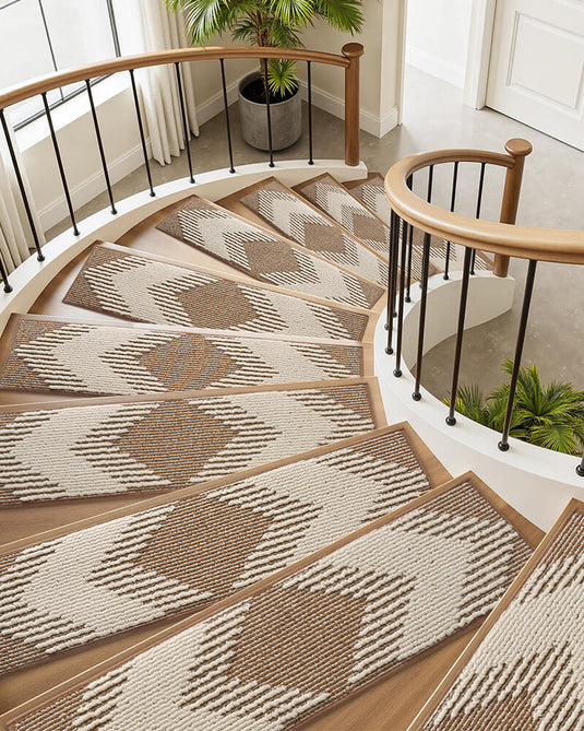 Non-Slip Stair Treads | Durable & Safe Stair Protection | MontVoo Rugs ...