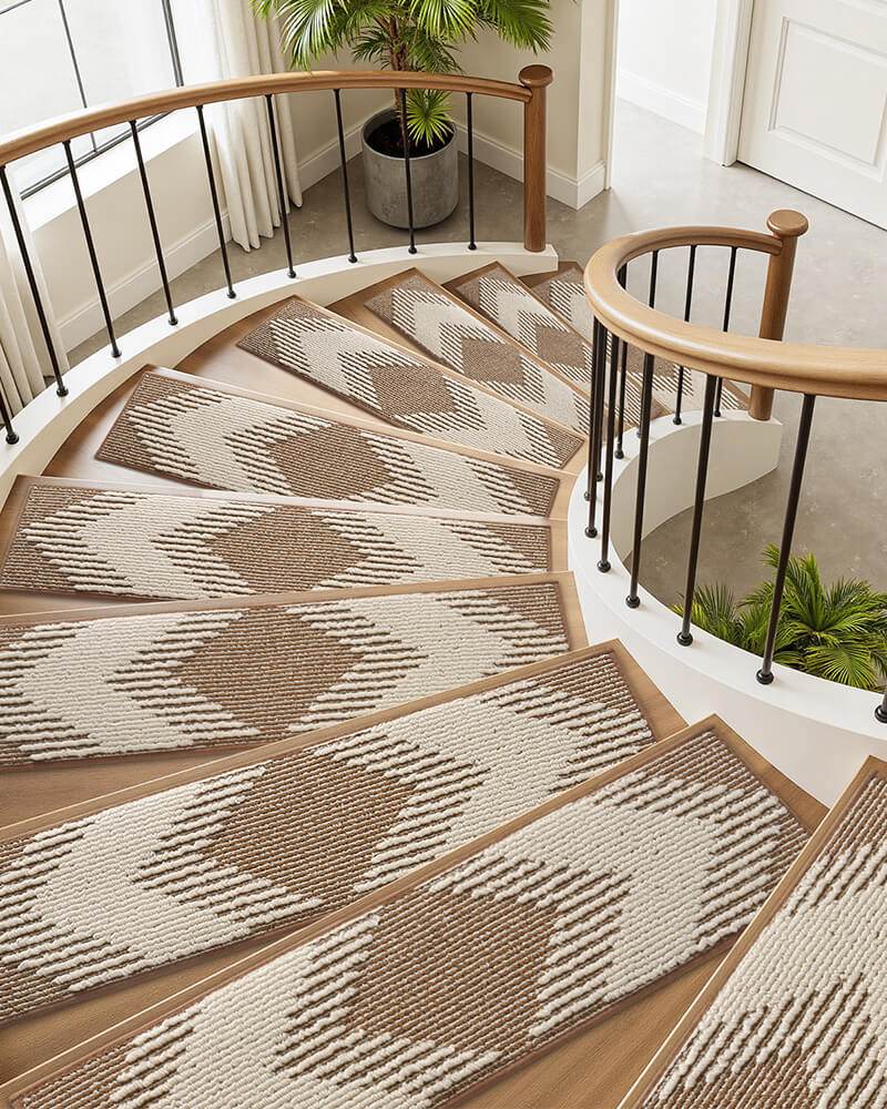Noise-reducing stair treads ideal for apartments and shared homes