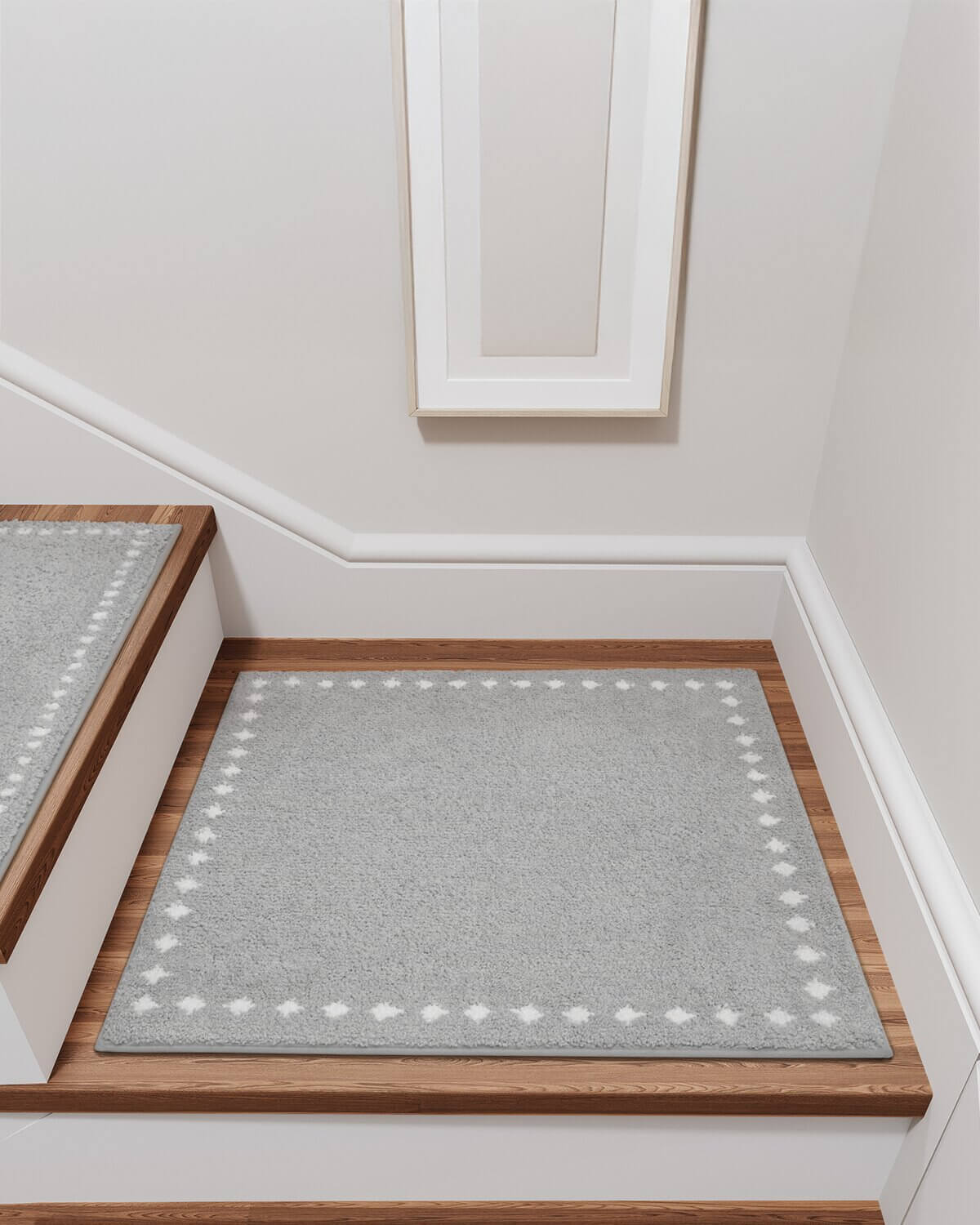 Non-slip stair treads designed to improve safety in family homes with kids and pets