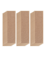 Washable reusable carpet stair treads, non slip and durable design.