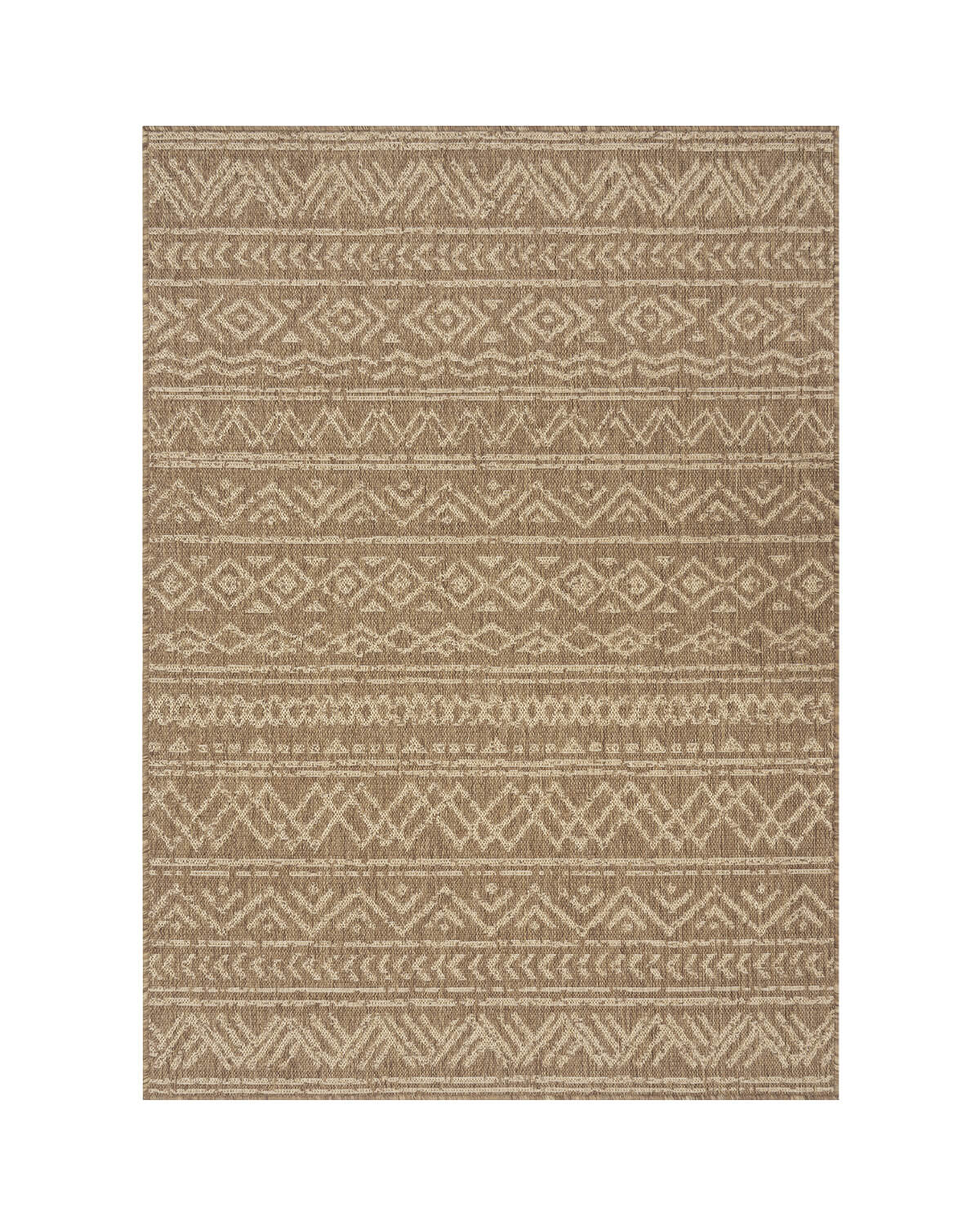 Indoor outdoor rug with soft underfoot comfort and durable construction suited for daily indoor and outdoor use